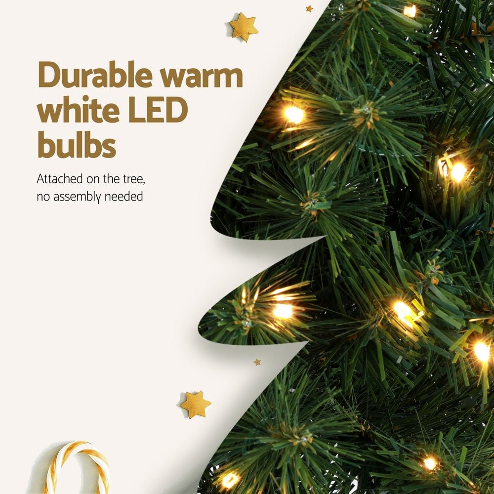 2.1M Christmas Tree for Corner - 430 Branch Tips Xmas Tree with Lights for Home, Office & Party Decorations | Perfect for Living Room, Bedroom & Holiday Celebrations