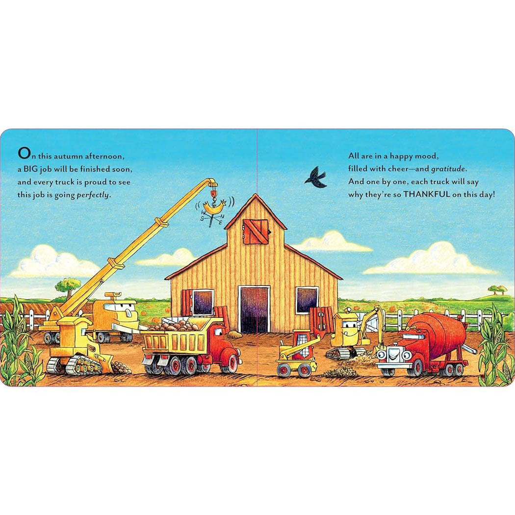 Construction Site: A Thankful Night - Thanksgiving Lift-the-Flap Children's Book for Holiday Storytime & Family Reading
