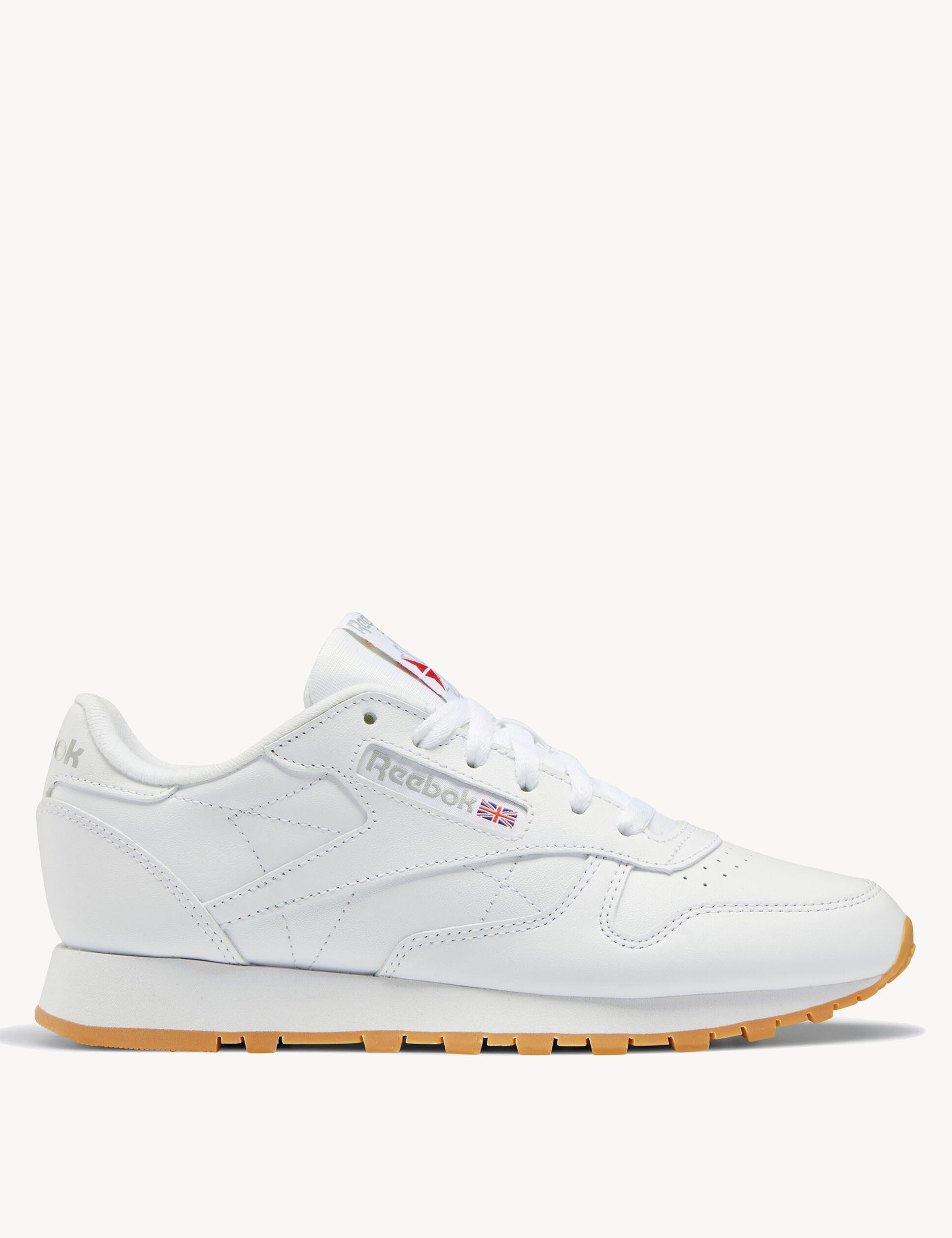 Reebok Classic Leather Shoes for Men & Women - Cloud White & Pure Grey Color Options - Vintage Style Sneakers with Rubber Gum Sole for Casual Wear, Gym & Street Fashion