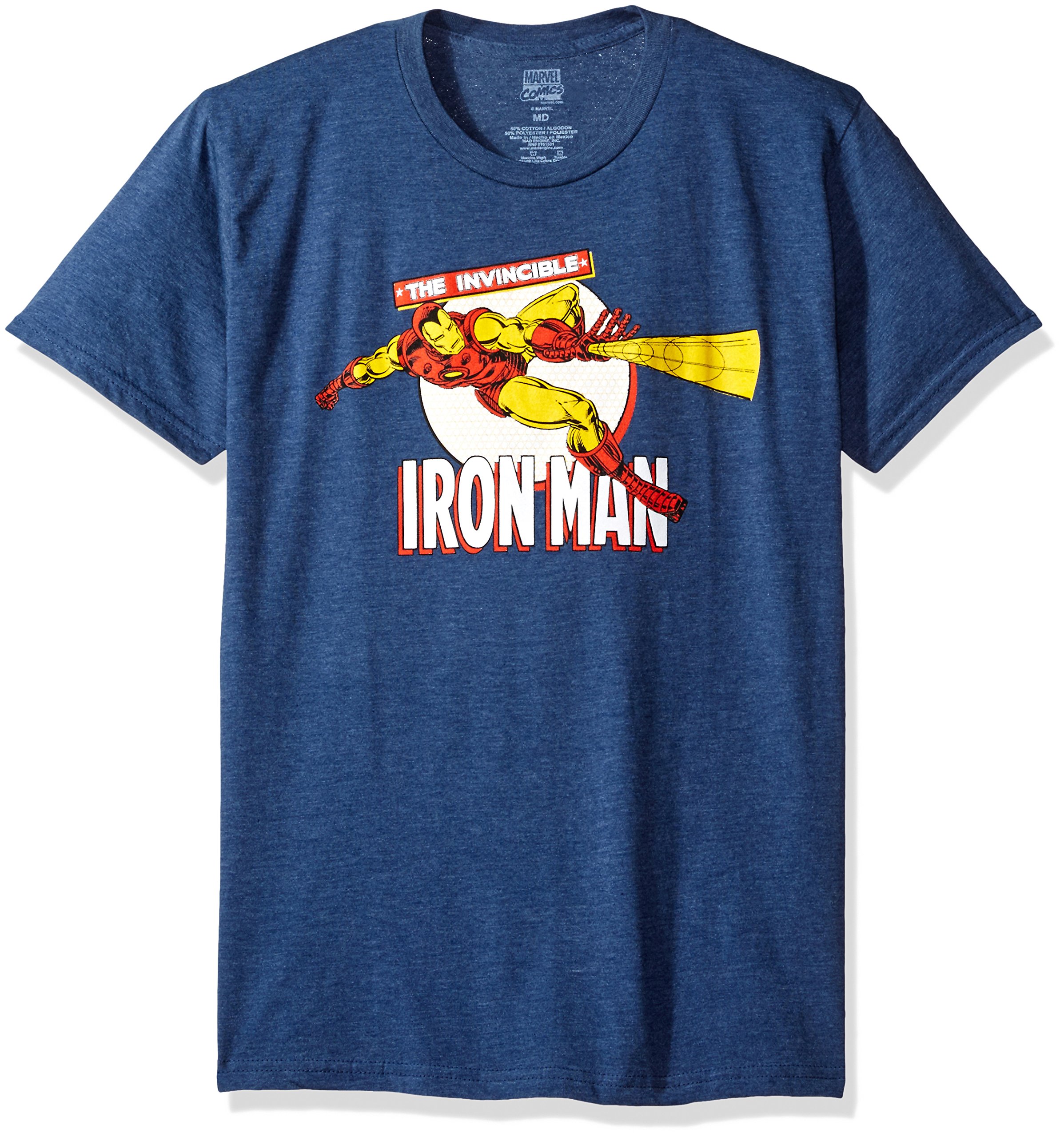 Marvel Iron Man Graphic T-Shirt for Men - Cool Superhero Tee for Casual Wear, Cosplay & Gifts