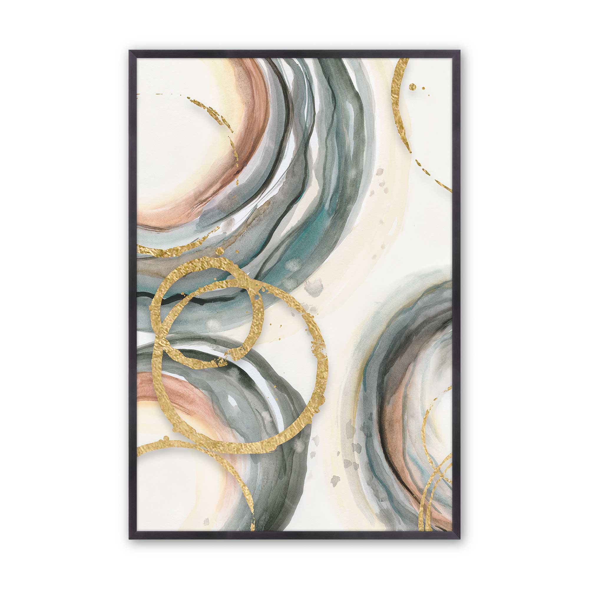 Golden Echoes v1 Print - High-Quality Wall Art for Home & Office Decor - Perfect for Living Room, Bedroom, or Gift Giving