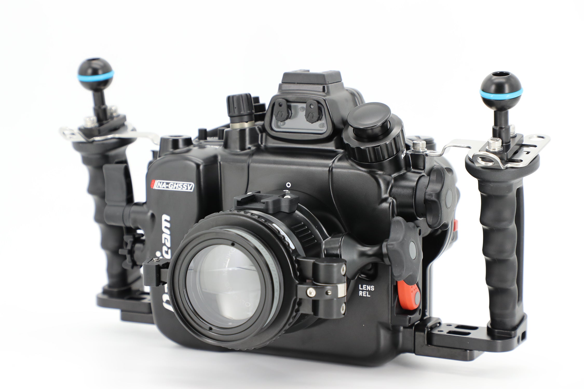 Waterproof Underwater Housing for Panasonic Lumix GH5/GH5S/GH5II Cameras - 60m Depth Rating with HDMI 2.0 Support - Perfect for Scuba Diving, Surf Photography & Marine Exploration