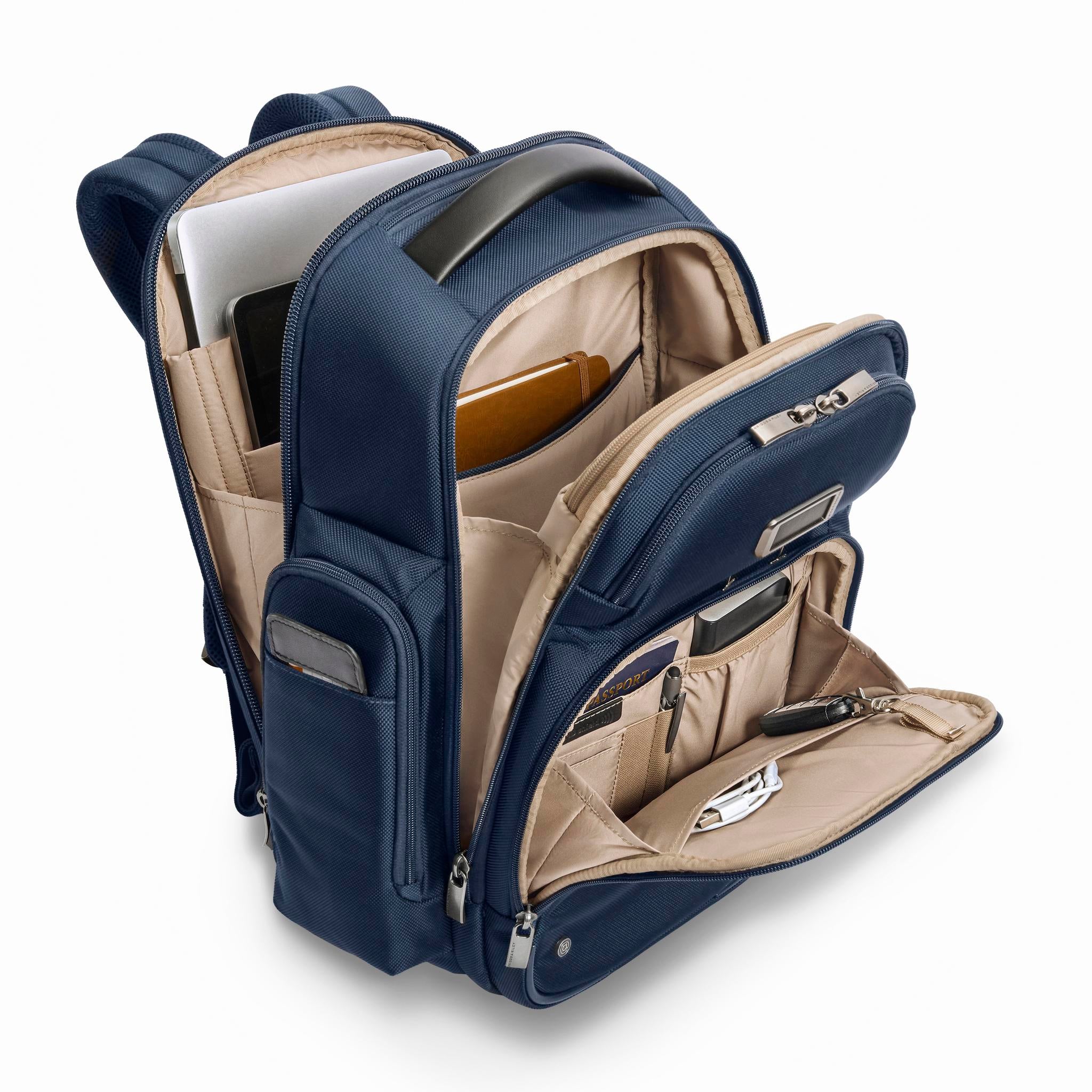 Briggs & Riley @Work 2.0 Large Cargo Backpack for Business Travel & Commuting - Durable Laptop Backpack with Spacious Storage for Work & School