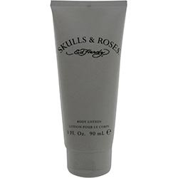 ED HARDY Skull & Roses Body Lotion - 3 oz Moisturizing Cream for Dry Skin | Gothic Tattoo-Inspired Fragrance | Perfect for Daily Hydration & Gift Giving