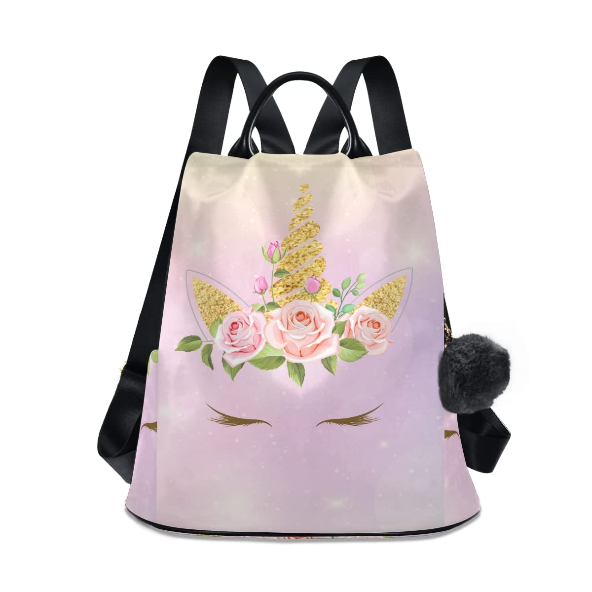 UMIRIKO Cute Unicorn Backpack Purse for Women & Girls - Waterproof Travel Bag, School Backpack, Fashion Daypack for College, Work, Hiking & Outdoor Activities