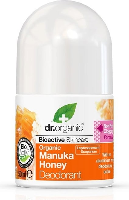 Organic Manuka Honey Roll-On Deodorant for Women & Men - Natural & Aluminum-Free - Fresh & Long-Lasting Protection - Perfect for Gym, Work & Daily Use