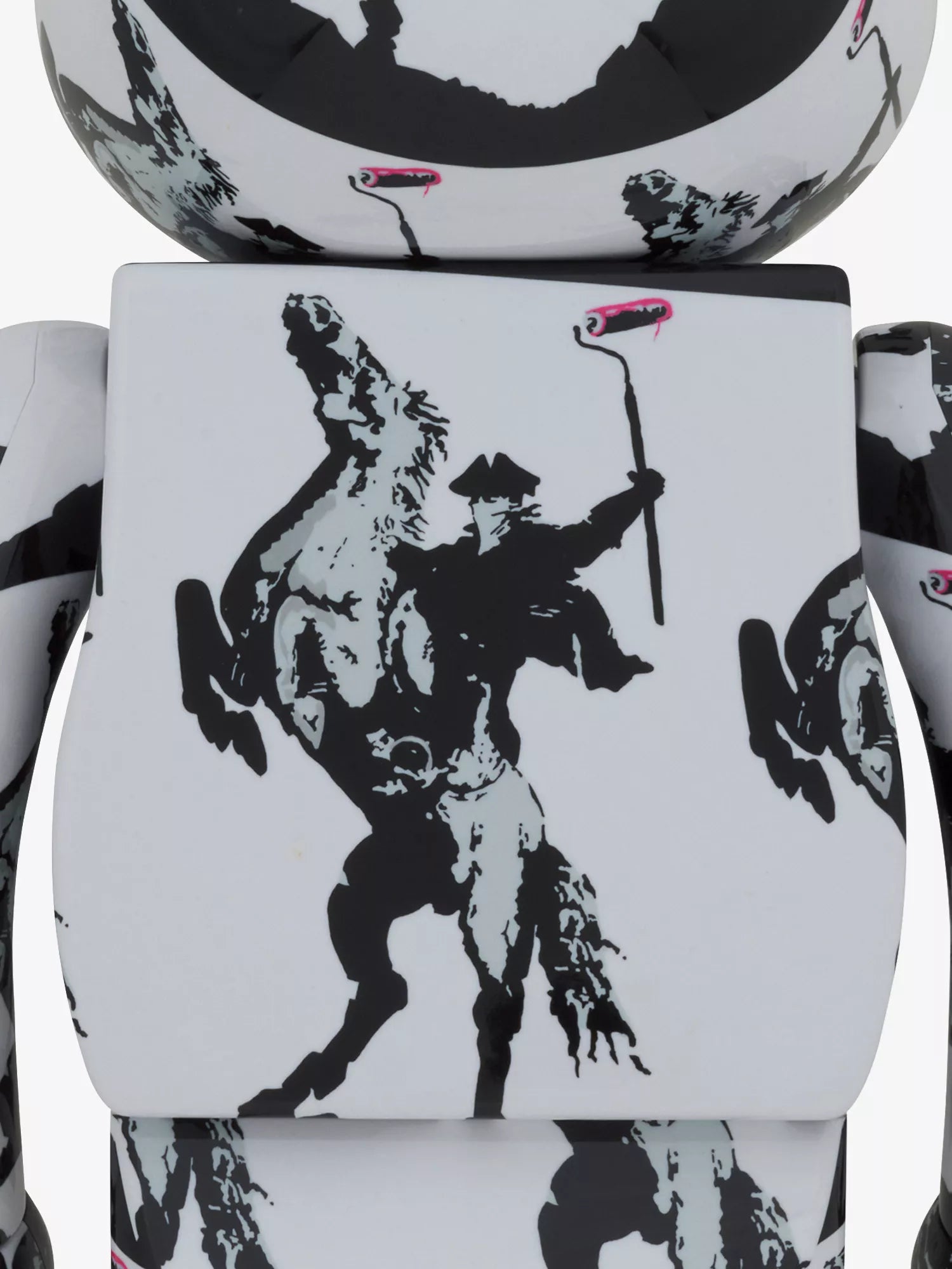 BE@RBRICK X BANKSY HIGHWAYMAN 1000% Collectible Art Figure - Perfect for Home Decor, Office Display & Street Art Collections