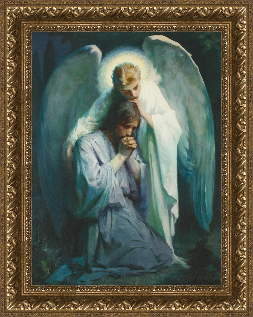 Agony in the Garden - Religious Art Print - Biblical Wall Decor for Home, Church & Office - Jesus Christ Prayer Scene - Christian Gift Idea