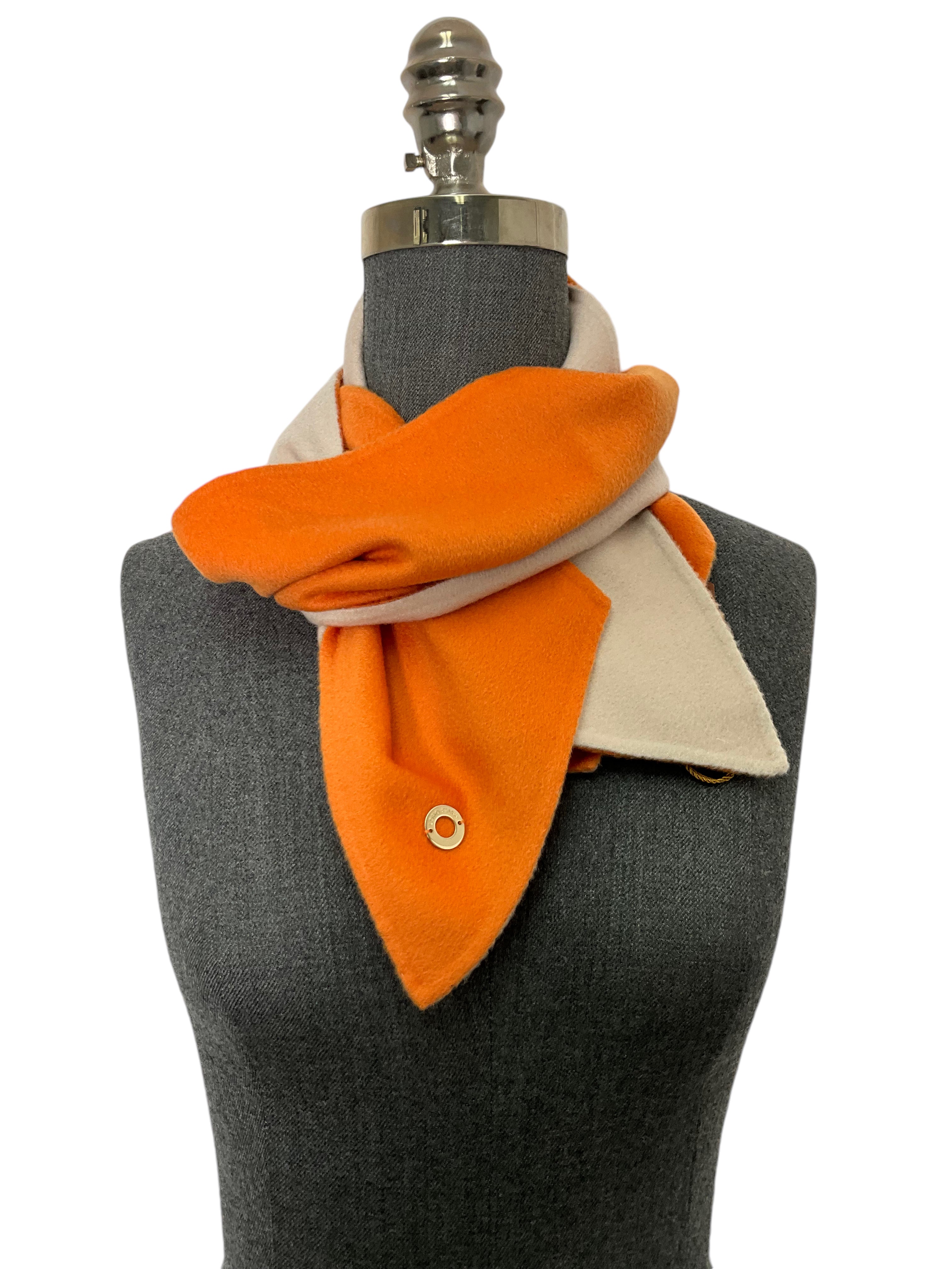 LORO PIANA Luxury Cashmere Tie Scarf for Men & Women - Soft Winter Fashion Accessory for Office, Travel and Special Occasions