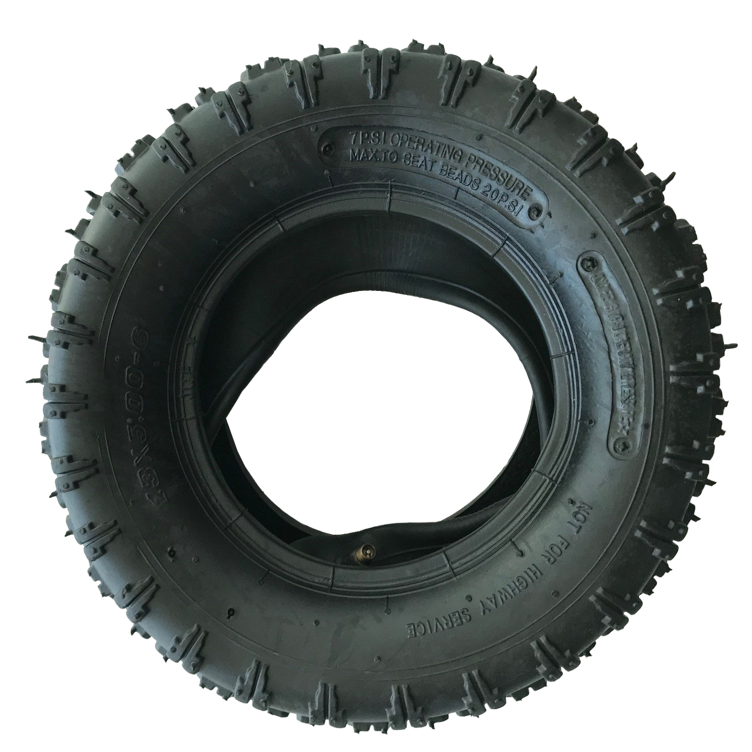 Manteray 6 Rear Tire and Tube - Durable Motorcycle Replacement Parts for Off-Road & Street Riding - Perfect for Adventure Bikes, Cruisers, and Daily Commuting