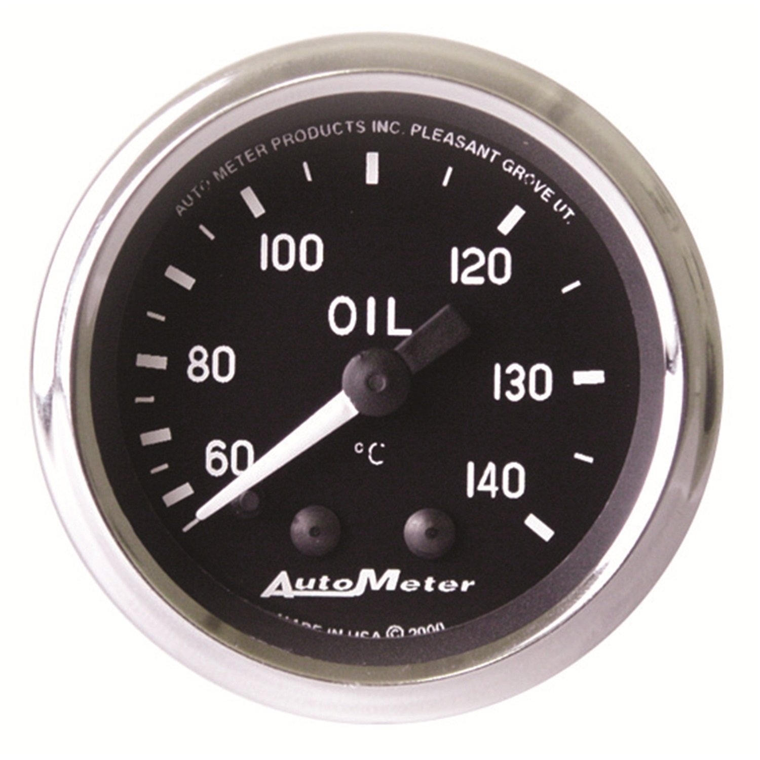 Auto Meter 201008 Cobra Mechanical Oil Temperature Gauge - 2-1/16