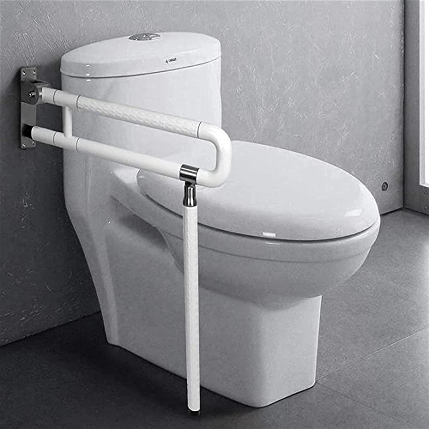 Stainless Steel Bathroom Safety Grab Bar - Non-Slip Shower Handrail & Towel Rack for Elderly & Disabled - ADA Compliant Toilet Support Handle for Bathroom, Shower, and Wet Room Safety