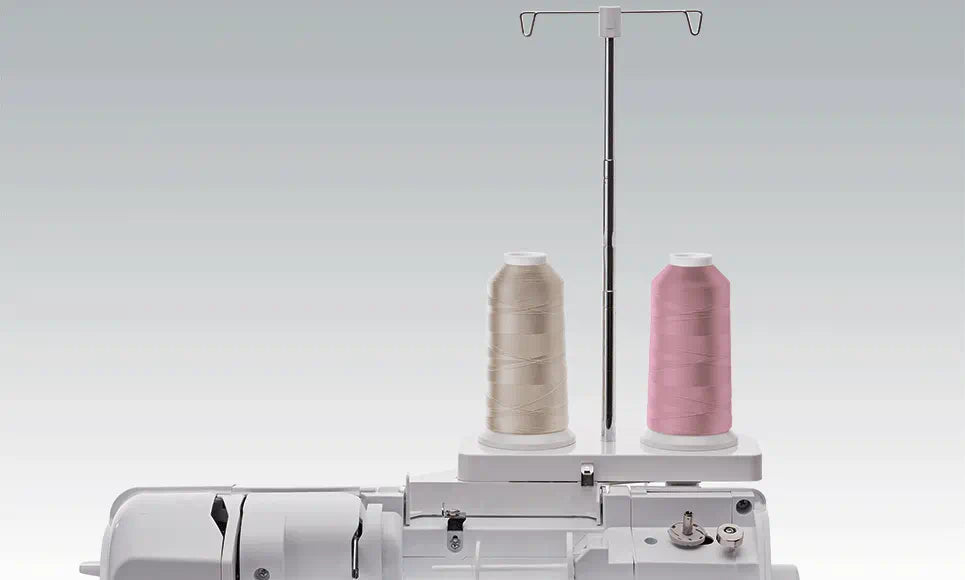 Brother King 2 Spool Thread Stand TS7AP - Heavy Duty Sewing Thread Holder for Industrial & Home Sewing Machines - Perfect for Quilting, Embroidery & Craft Projects