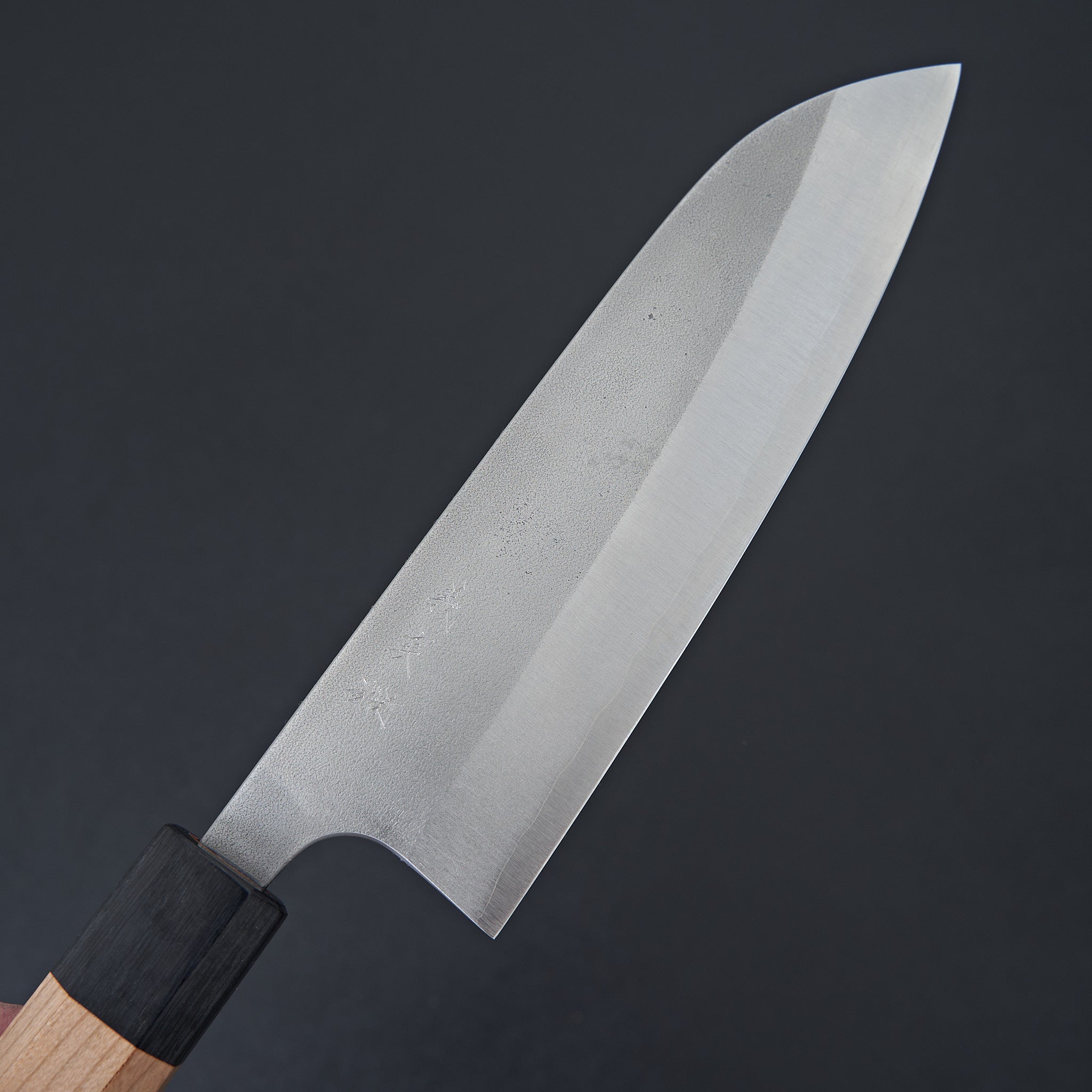 Kato AS Nashiji Cherry Handle Santoku Knife 165mm - Premium Japanese Kitchen Knife for Slicing, Dicing & Chopping Vegetables, Meat & Fish