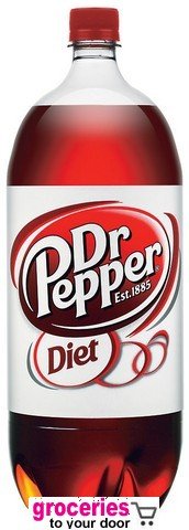 Dr. Pepper Diet Soda - 2 Liter Bottles (6 Pack) | Zero Sugar Soft Drink | Perfect for Parties, BBQs & Game Nights