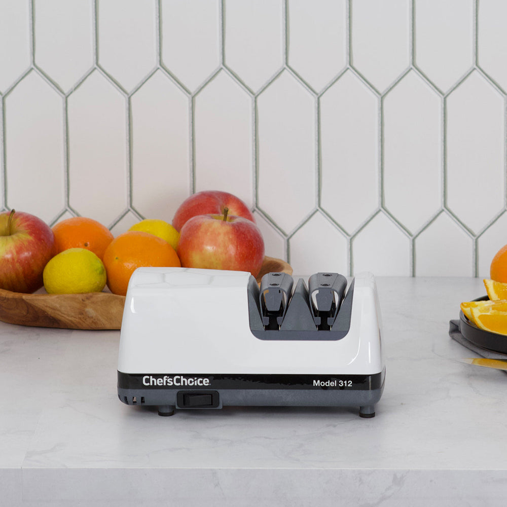 Chef's Choice Model 312 Diamond Ultra Hone Electric Knife Sharpener - Professional Kitchen Tool for Sharpening Knives at Home | Perfect for Chefs, Home Cooks & Outdoor Enthusiasts