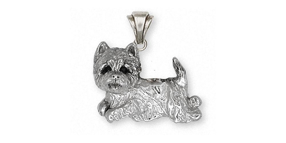Westie Dog Pendant Necklace - Handmade Sterling Silver Dog Lover Jewelry - Perfect Gift for Pet Owners & West Highland White Terrier Fans
