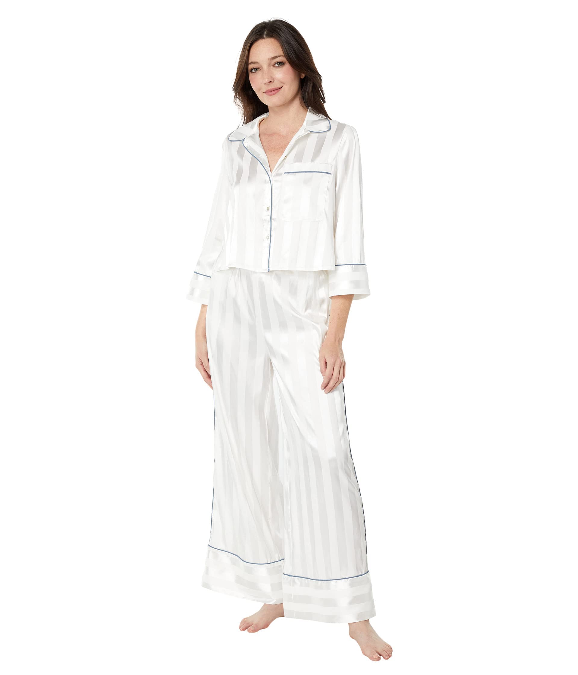 Free People Women's Pajama Set - Soft Sleepwear Lounge Set with Matching Top & Pants - Perfect for Sleepovers, Relaxing at Home & Cozy Nights