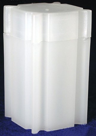 100pcs Square Coin Tubes for Small Dollar Coins - Secure Storage for Coin Collectors, Banks & Vending Machines (Perfect for Organizing, Transporting & Displaying Collections)