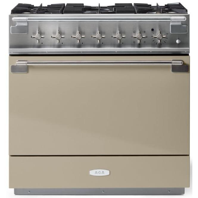 AGA 36-inch Elise Freestanding Dual Fuel Range with True European Convection - Professional Gas & Electric Oven for Home Chefs - Perfect for Baking, Roasting & Gourmet Cooking (Model AEL361DFFWN)