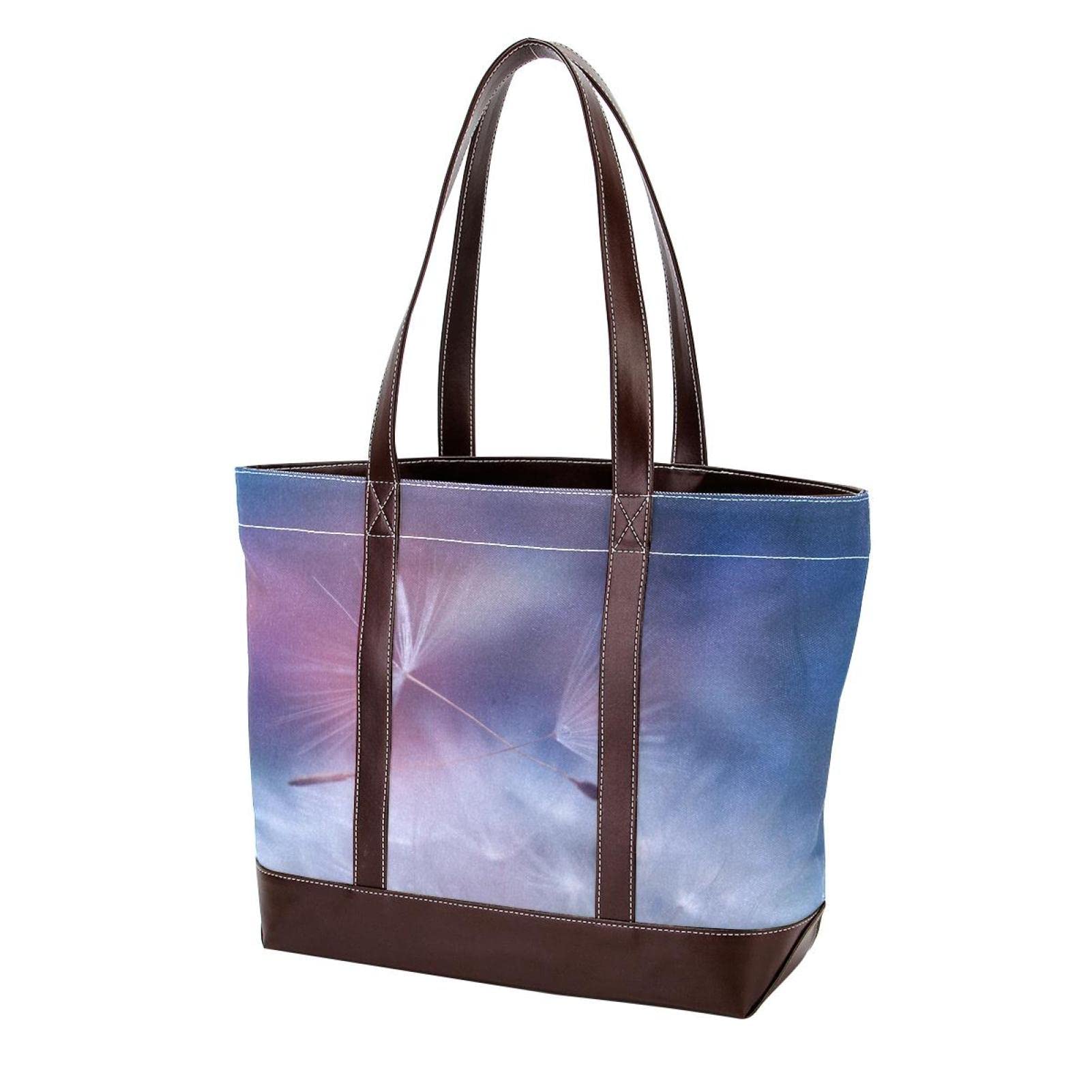 Premium Leather & Canvas Aircraft Tote Bags for Women - Large Top Handle Shoulder Satchel Hobo Purse | Durable Travel Bag, Work Tote & Everyday Handbag for Business & Casual Use