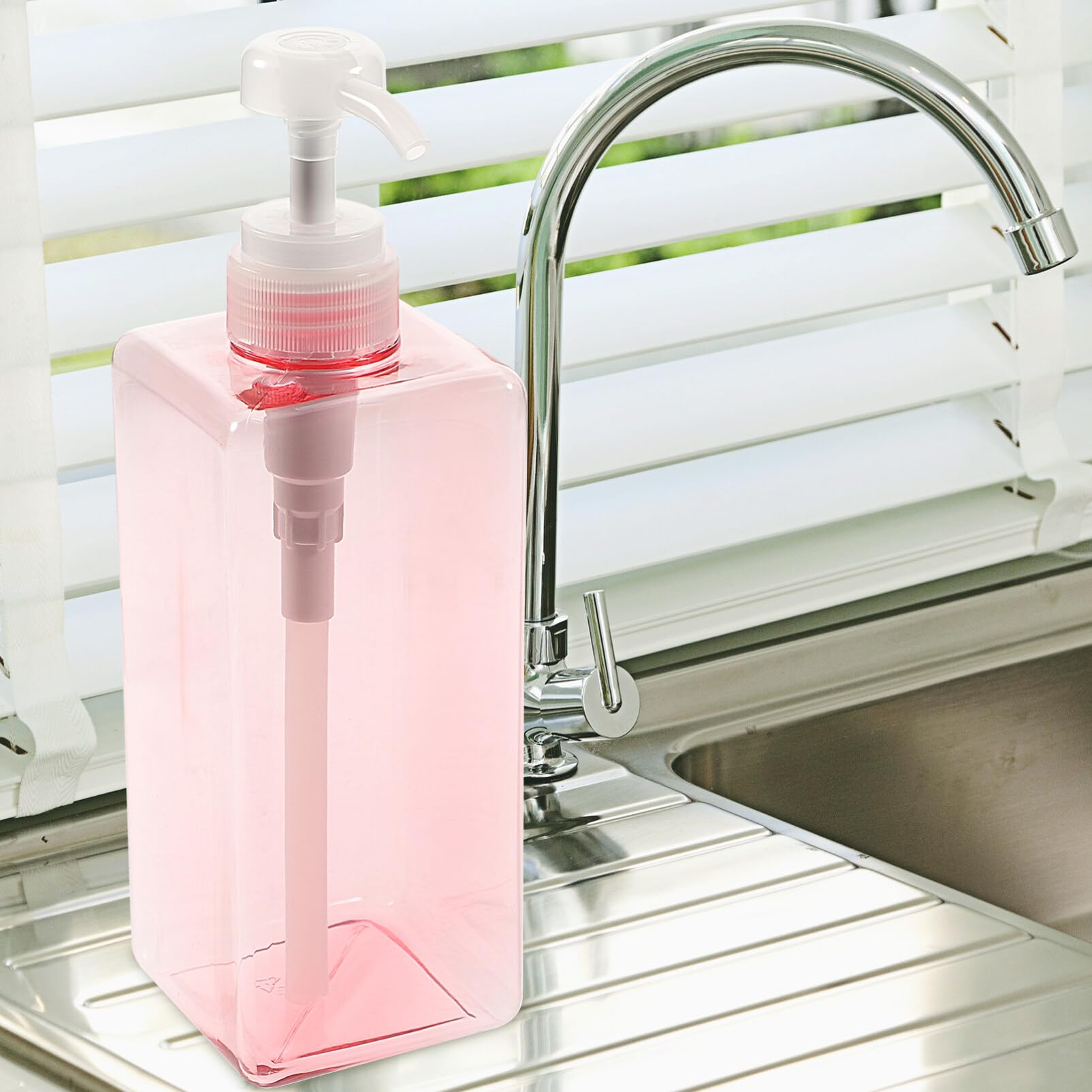 **Hemoton Square Empty Pump Bottle - Hand Soap Dispenser, Lotion Bottle, Foam Soap Dispenser for Travel, Shampoo & Body Wash - Perfect for Bathroom Sink, Kitchen, Salon & On-the-Go Use**