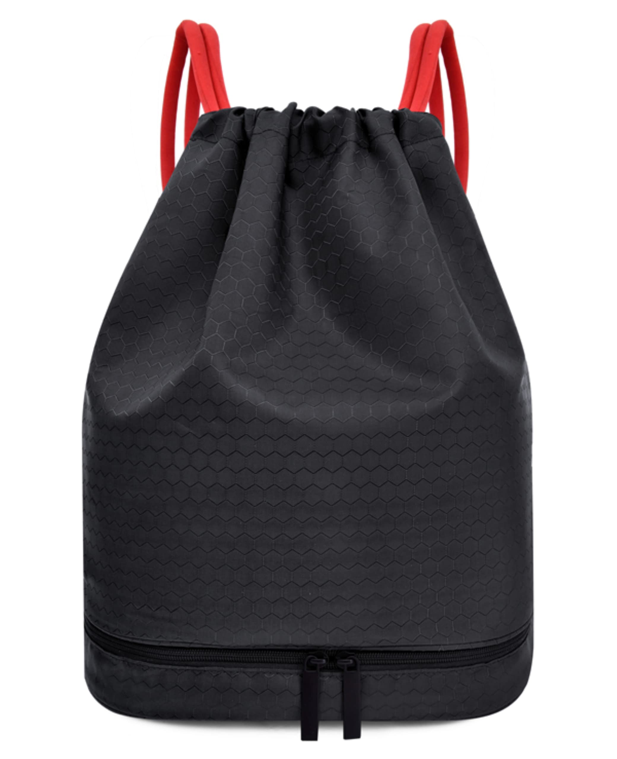 GOLHUA Waterproof Drawstring Backpack - Foldable Gym Bag for Travel & Sports