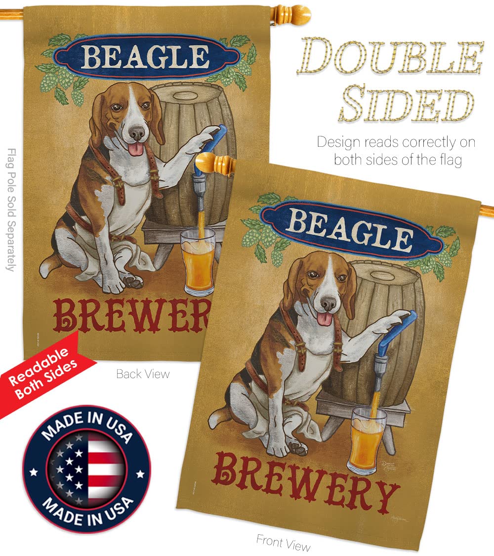 Beagle Brewery Pet House Flag Set 28