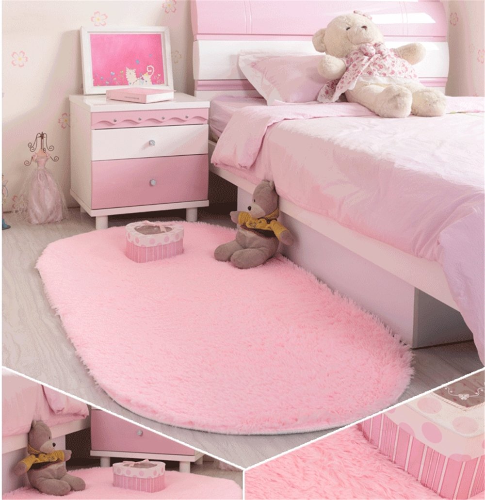 Soft Modern Fluffy Area Rug - Non-Slip Plush Shaggy Carpet for Living Room, Bedroom, Nursery & Kids Room - Cozy Home Decor for Family Comfort & Play Areas
