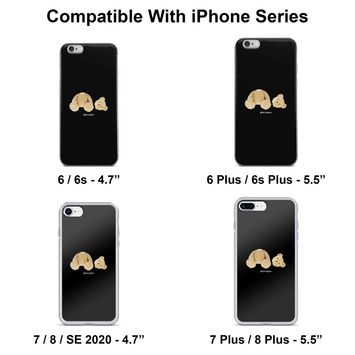 Cute Teddy Bear Ripped Phone Case for iPhone 15 14 13 12 11 X Xs Xr 8 7 6 - Shockproof Protective Cover with Unique Vintage Design - Perfect Gift for Kids, Teens & Women
