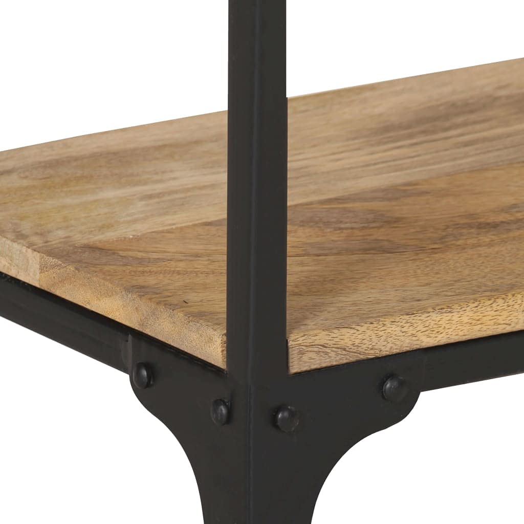 Rustic Solid Mango Wood Console Table - 43.3