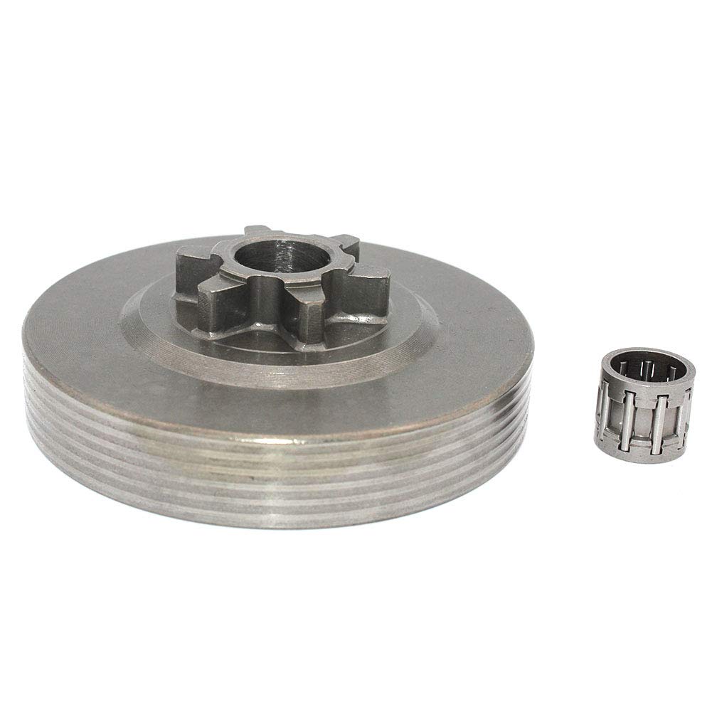 Echo CS-370 CS-370F CS-400 CS-400F Chainsaw Clutch Drum Spur Sprocket Needle Bearing Replacement Part - Perfect for Forestry, Lumber Cutting & DIY Woodworking Projects