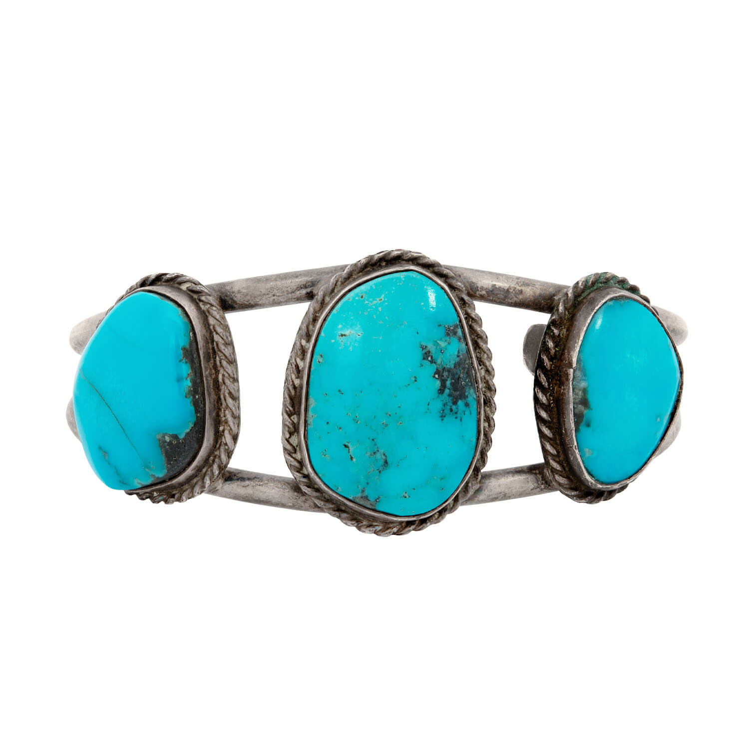 Vintage Native American Cuff Bracelet - Handmade Turquoise Silver Jewelry for Women | Boho Chic Accessories for Festival, Wedding & Everyday Wear