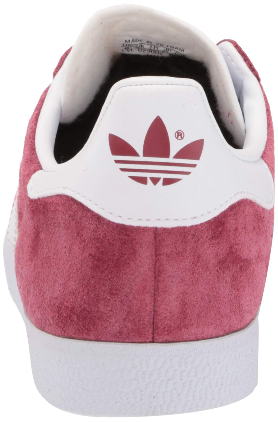 Adidas Originals Men's Gazelle Sneakers - Collegiate Burgundy/White/Gold Metallic Size 5.5 | Classic Retro Running Shoes for Casual Wear, Gym & Street Style