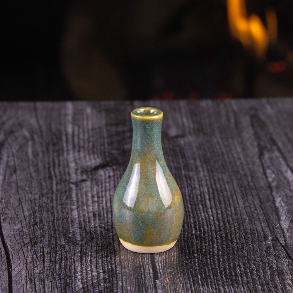 Miniature Tiny Stoneware Bud Vase Pot #601 - Handmade Ceramic Flower Vase for Small Flowers, Succulents, and Home Decor | Perfect for Table Centerpieces, Wedding Decor, and Gift Giving
