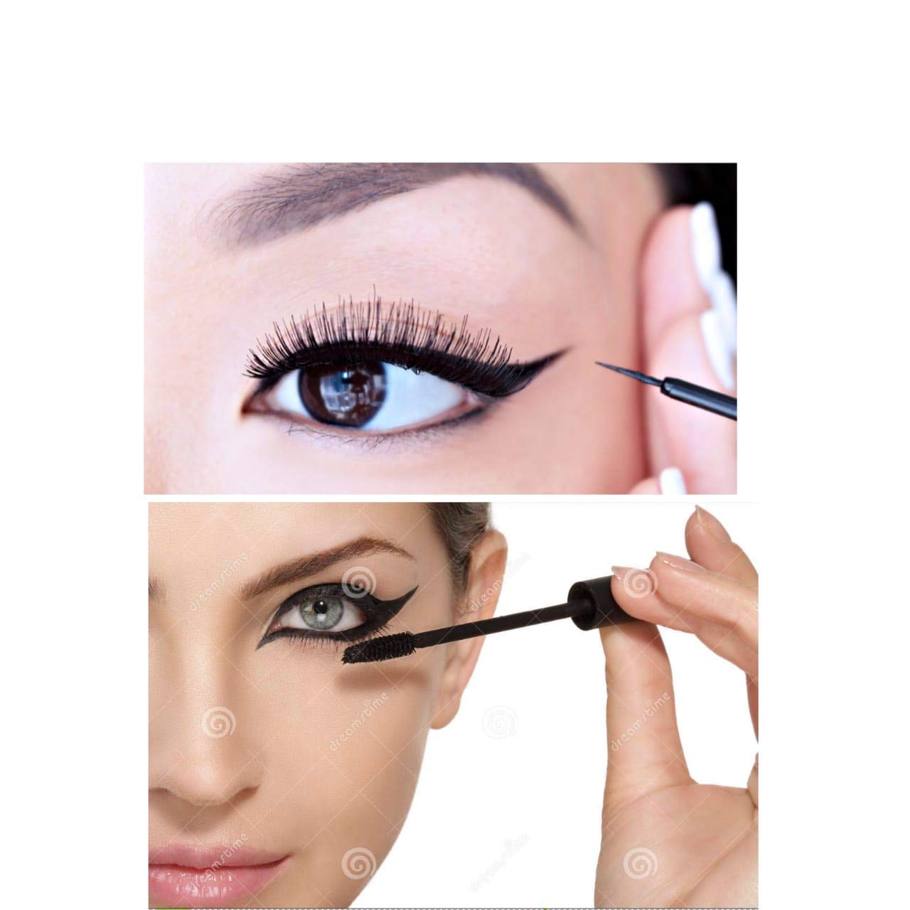 Beggie Professional Waterproof Makeup Set - Eyeliner, Mascara, Eyebrow Pencil & Matte Liquid Lipstick (Red Edition, 4-Piece Kit with Lashes) | Perfect for Party, Wedding & Special Occasion Makeup