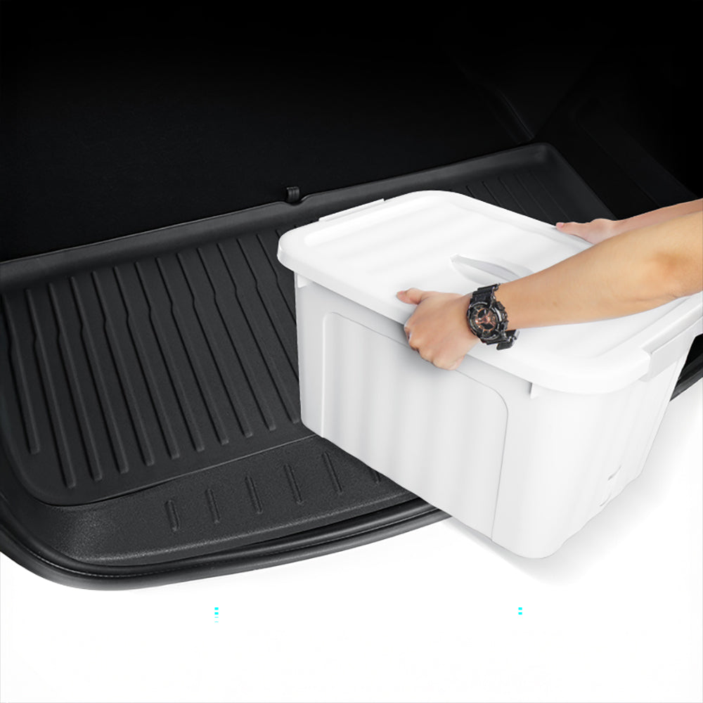 Premium Tesla Model S/X Trunk Sill Protector (2021-Present) - Heavy Duty Scratch & Scuff Shield with 3M Adhesive | Durable Car Accessory for Model S & X Trunk Protection | Perfect for Groceries, Luggage & Outdoor Gear Loading