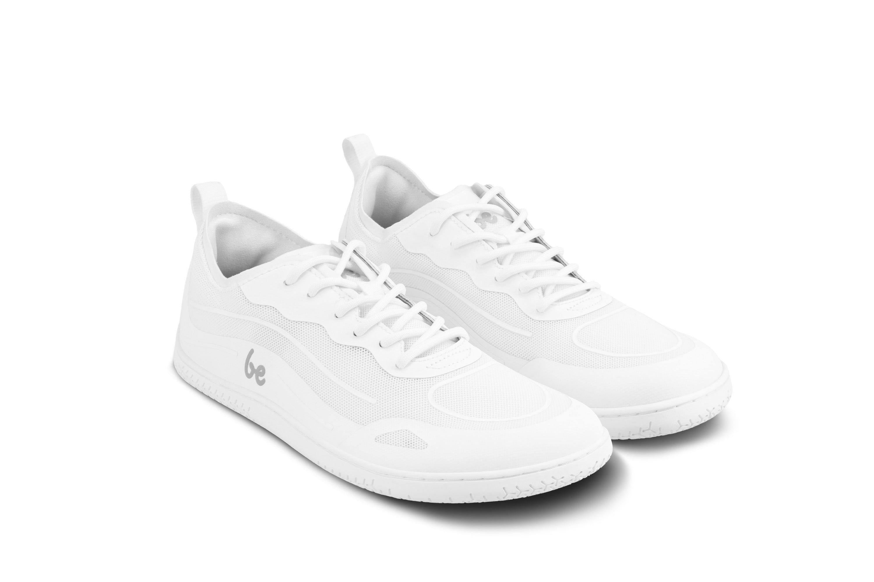 Barefoot Sneakers for Women & Men - Be Lenka Velocity All White | Minimalist Running Shoes for Natural Movement & Gym Workouts