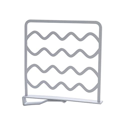 Closet Shelf Divider - Wardrobe Partition Organizer for Clothes Storage | Wire Shelving Cabinet Dividers - Space Saving Gray Home Organization Solution for Bedroom, Closet & Laundry Room