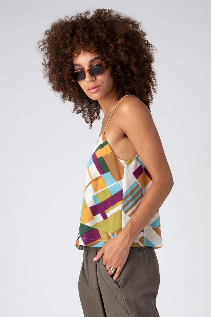 Delaney Cami Top for Women - Soft Stretchy Multi-Way Adjustable Straps - Perfect for Layering, Casual Wear & Summer Outfits