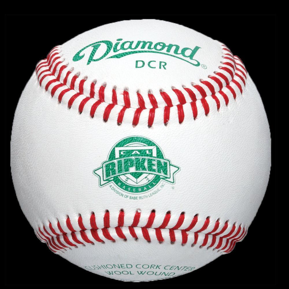 DCR Diamond Sports Cal Ripken Official Tournament Grade Baseballs - Professional Leather Baseballs for Games & Practice - Perfect for Youth Leagues, Training, and Collectors