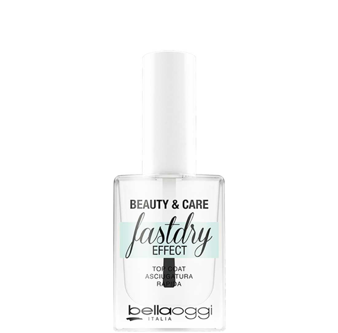 Bellaoggi Fast Dry Effect Top Coat - 50ml Quick Drying Nail Polish Sealer for Salon & Home Manicures - Long-Lasting Shine & Chip Protection