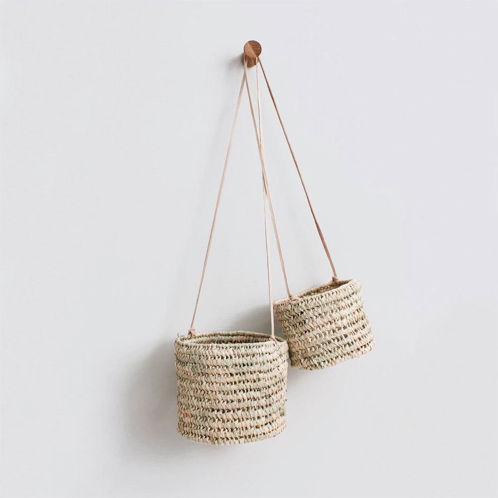 Open Weave Hanging Basket Set - 3 Pack Macrame Plant Hangers for Indoor Outdoor Plants - Perfect for Boho Home Decor, Patio, Garden, and Balcony