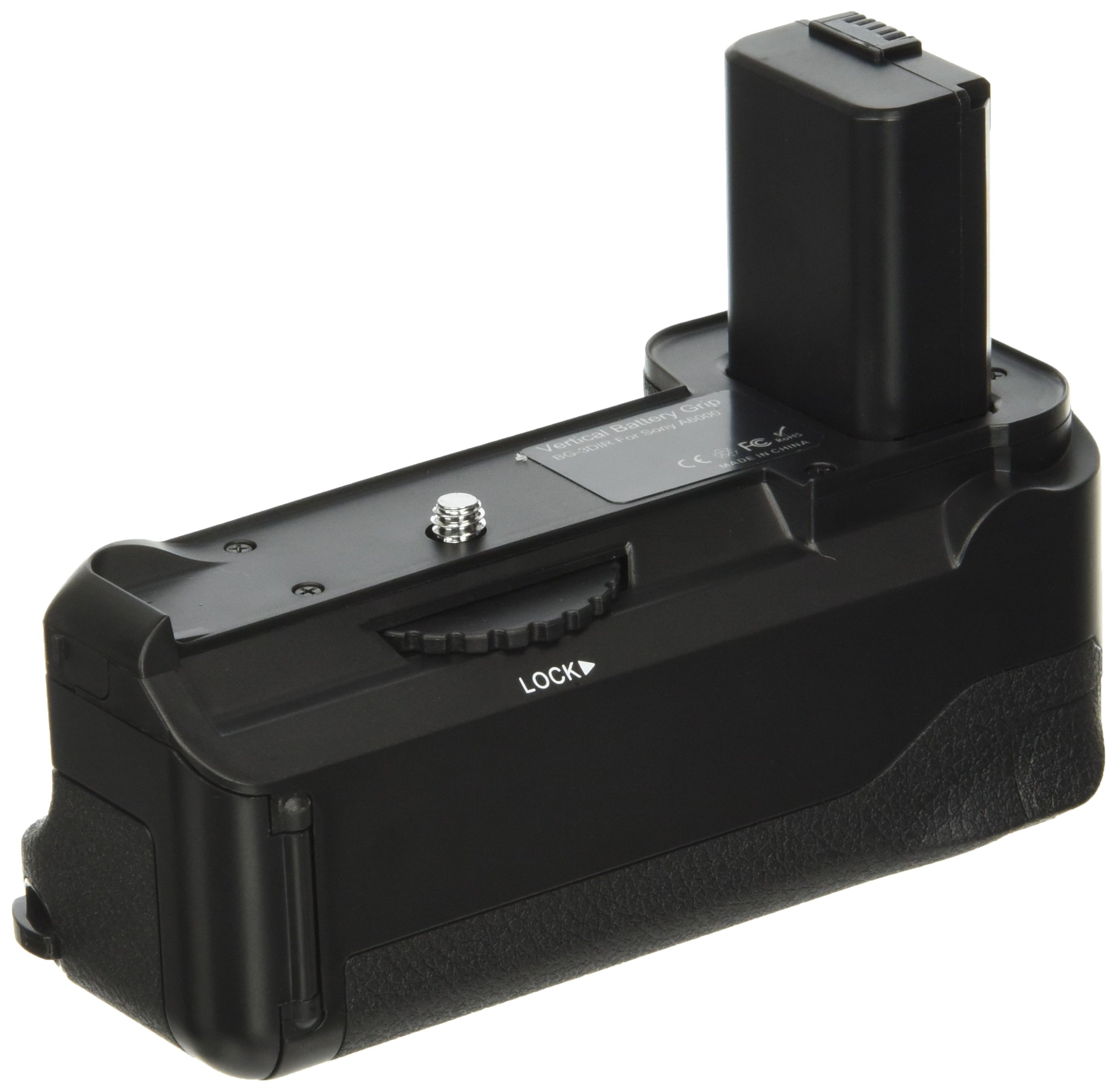 Neewer Professional Vertical Infrared Remote Control Battery Grip with Micro USB Port - Compatible with Sony A6000 & NP-FW50 Batteries - Perfect for Photography, Vlogging, and Long Shooting Sessions