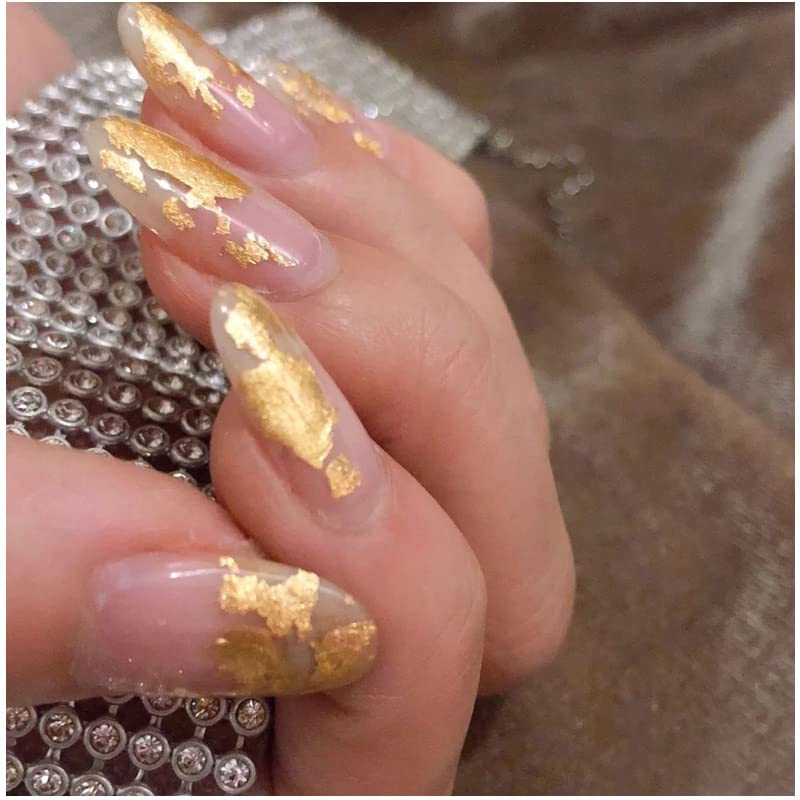 D.B.Z.® Sparkly Foil Nails - Gold, Silver, Rose Gold Colors for Manicure | DIY Nail Art Decorations & Accessories for Women | Perfect for Parties, Weddings & Special Occasions