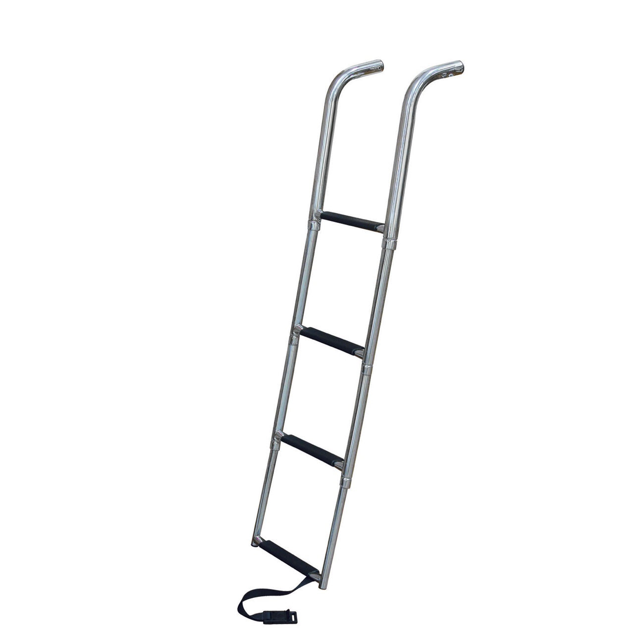JIF Marine ETC Under Platform Telescoping Drop Ladder - Heavy Duty Aluminum Boat Ladder for Yachts, Docks & Water Sports | Easy Installation & Compact Storage