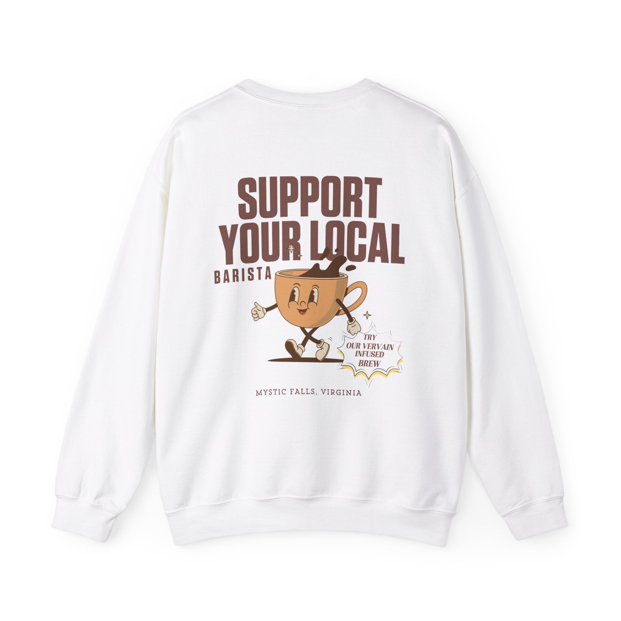 Bonnie's Beanery Women's Crewneck Sweatshirt - Cozy Casual Pullover for Everyday Wear, Coffee Lovers Gift, Lounge & Outfit Essential