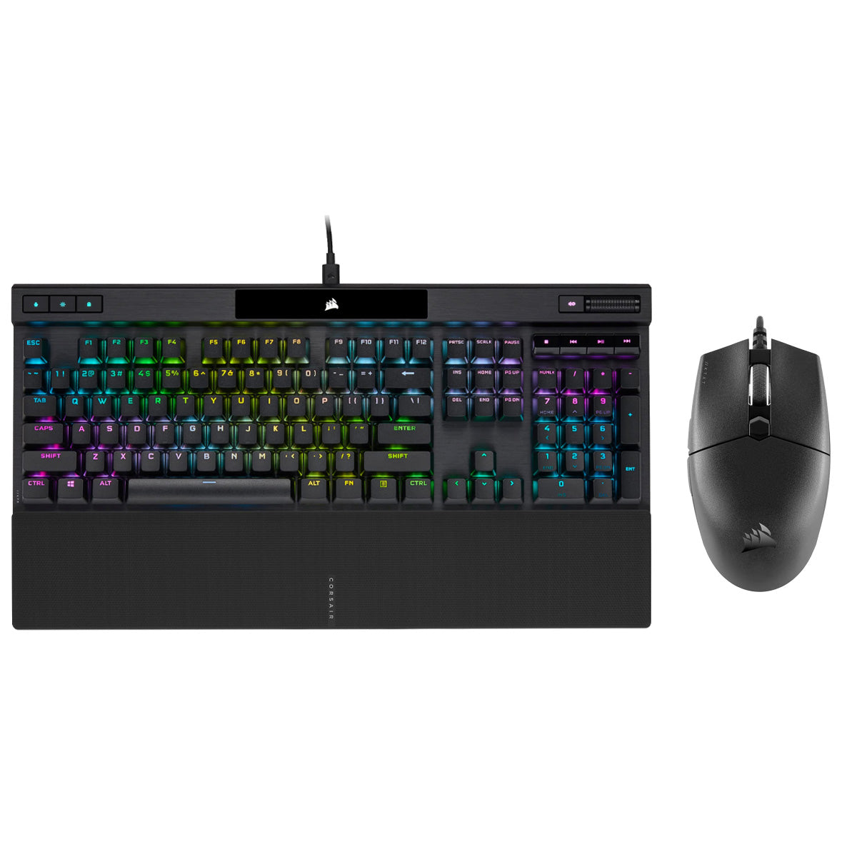 Corsair K70 RGB PRO Optical Mechanical Gaming Keyboard & KATAR PRO XT Ultra Light Gaming Mouse Combo - Perfect for PC Gaming, Esports, and Professional Typing
