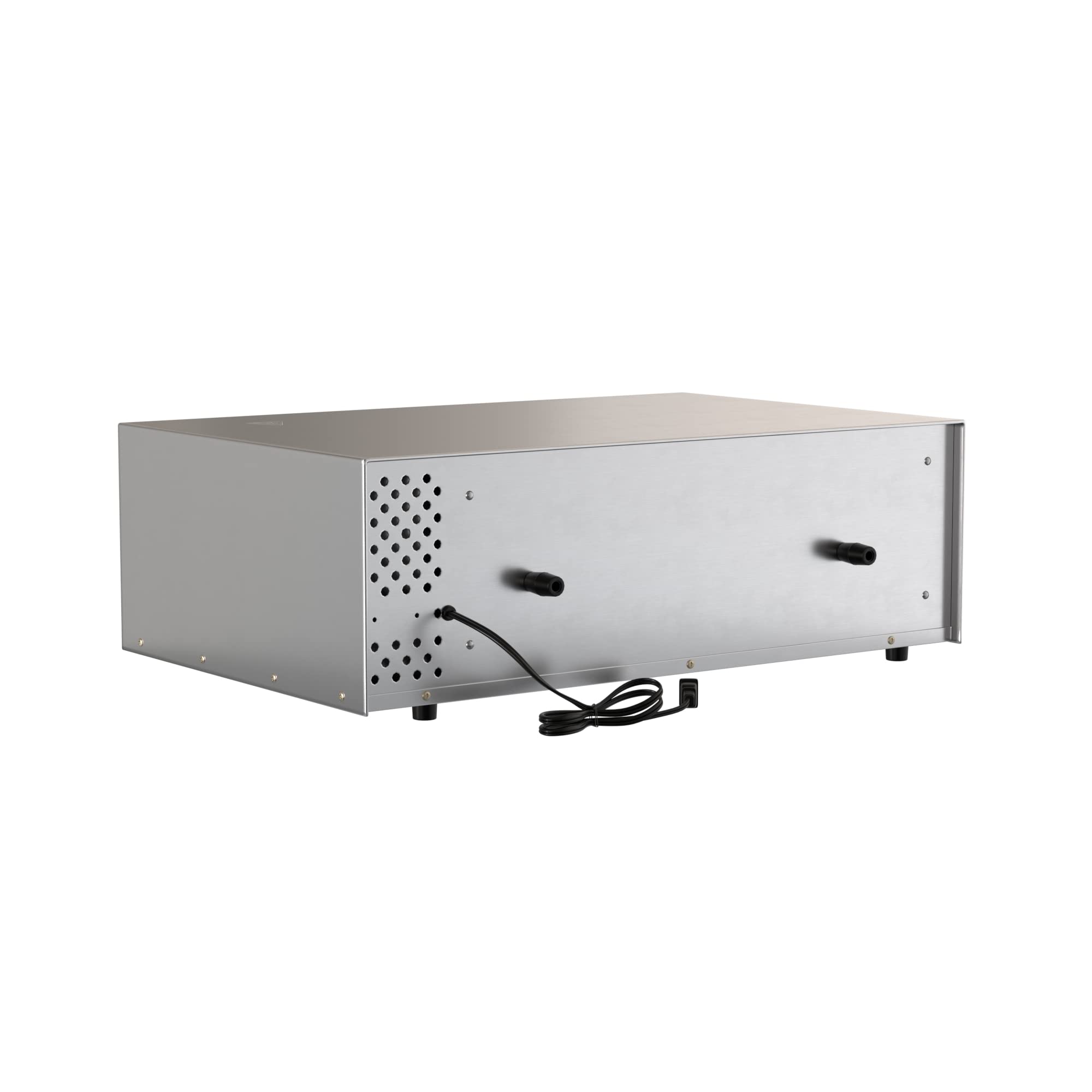 KPO16TS Commercial Stainless Steel Countertop Pizza Oven & Snack Warmer - 1700W, 120V with Adjustable Thermostat - Perfect for Restaurants, Pizzerias, Cafes & Home Kitchen Use