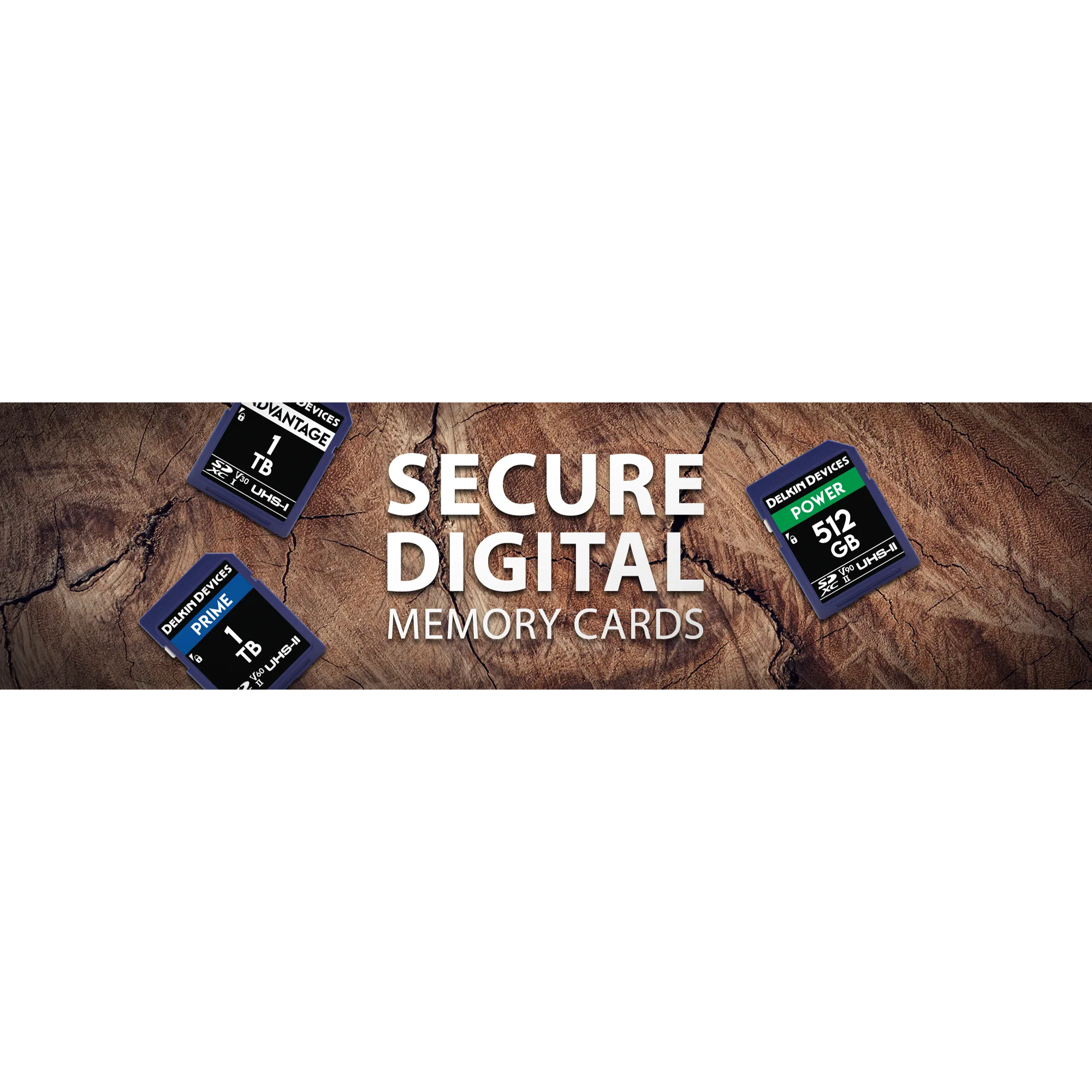Delkin Devices 1TB PRIME UHS-II SDXC Memory Card - High Speed 300MB/s for 4K Video & Photography - Perfect for DSLR Cameras, Drones & Action Cameras